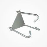 BASE TORRETA 220 MM(ROSCADAS) FIJA CON GANCHOS