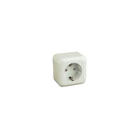 Base de enchufe superficie Schuko hembra
