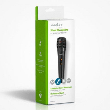 Micrófono de Mano NEDIS MPWD15BK
