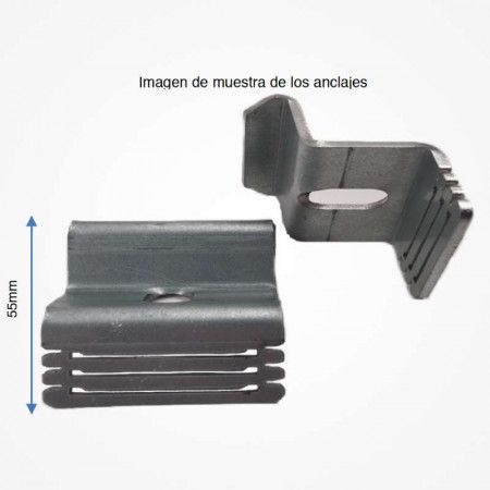 Soporte para panel solar suelo pared 10-80º