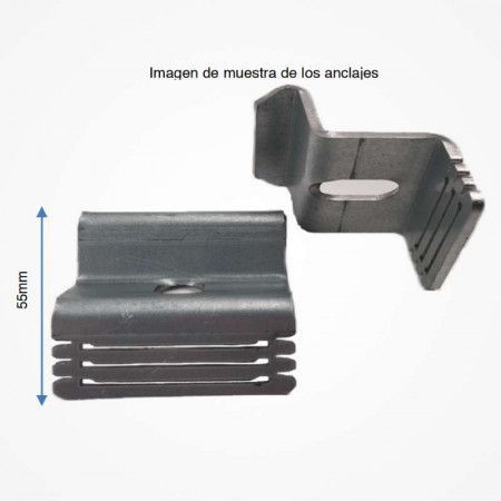 Soporte extensión panel solar suelo pared 10-80º