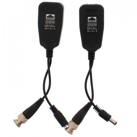 Balun pasivo con alimentación HD UTP/FTP