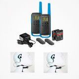 MOTOROLA TLKR T62 con Microauricular AZUL
