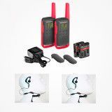 MOTOROLA TLKR T62 con Microauricular ROJO