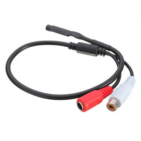 MICROFONO EXTERNO CON CONECTOR RCA Y DC