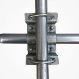 SOPORTE UNION 2 MASTIL EN CRUZ O 2 EN VERTICAL