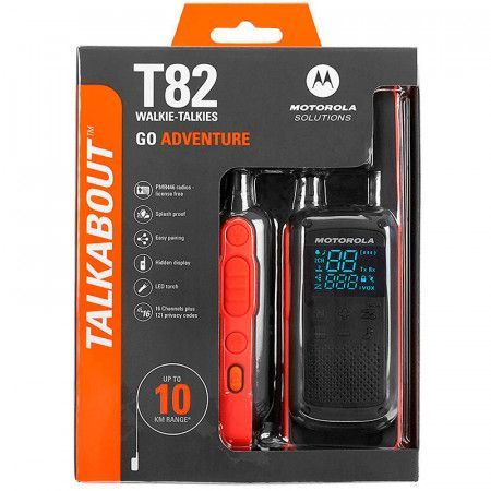 Motorola TLKR T82 Pareja de Walkie Talkies