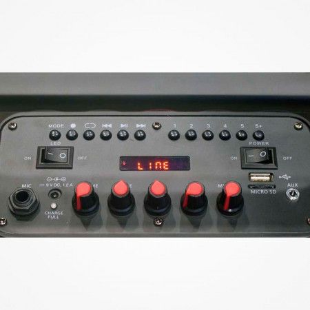 Altavoz amplificado Karaoke FONESTAR BOX-35LED