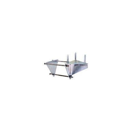 BASE TORRETA FIJA A PARED CON PLACA