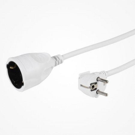 Alargadera de corriente eléctrica schuko 2 metros