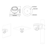 Dahua HAC-HDW2802T-Z-A Cámara Domo