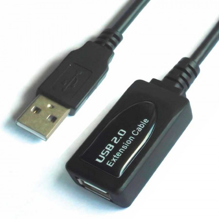 Cable USB A Macho - USB A Hembra Activo 5 metros