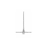 ANTENA BASE FIBRA GP3F 135…175 MHz SINTONIZABLE