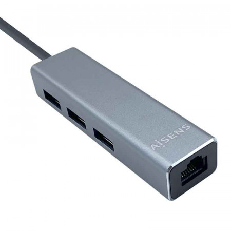 Conversor USB 3.0 A ETHERNET con HUB 3 USB