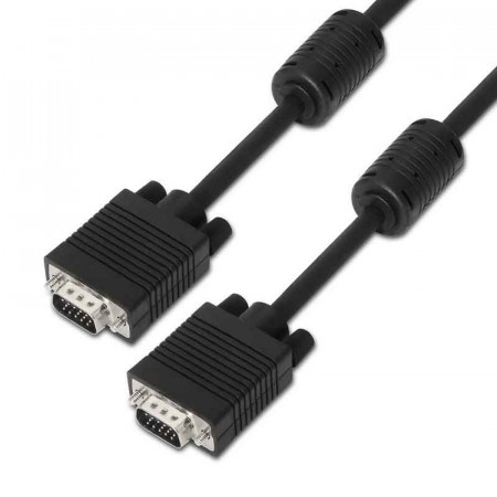 Cable conexión VGA Macho-Macho 1,8 metros Ferrita