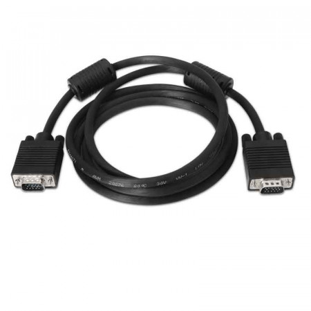 Cable conexión VGA Macho-Macho 1,8 metros Ferrita