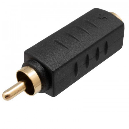Adaptador súper VHS 4 pines hembra a RCA macho.
