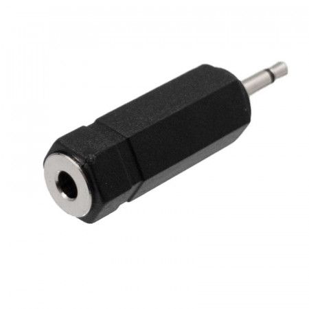 Jack hembra 3,5mm. - Jack macho 2,5mm.