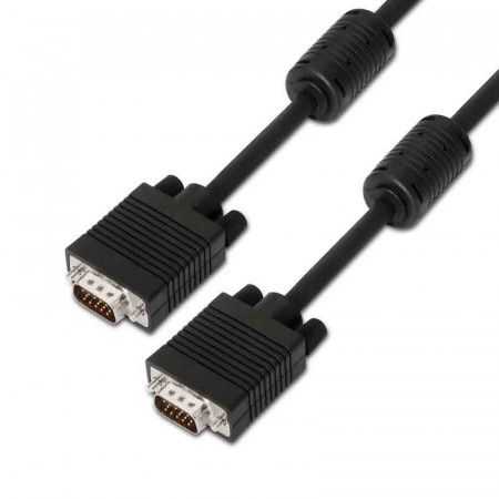 Cable conexión VGA Macho-Macho 10 metros Ferrita