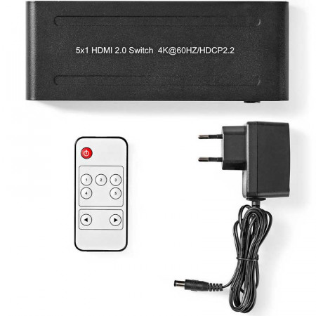 Conmutador HDMI NEDIS VSWI3475AT