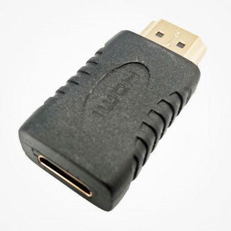 ADAPTADOR MINI HDMI HEMBRA - HDMI MACHO RECTO