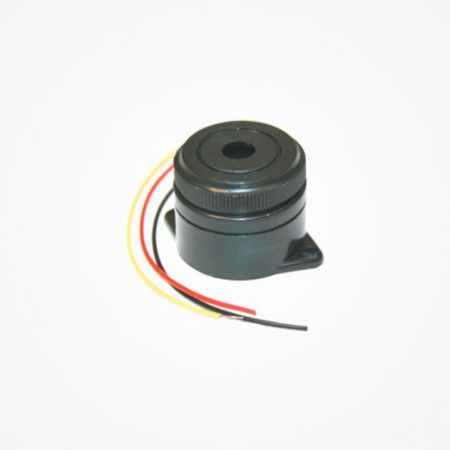 Zumbador piezo cerámico 90 dB a 12 VDC / 30 cm.