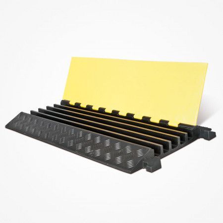 Tapa protectora pasacables para suelo 5 carriles