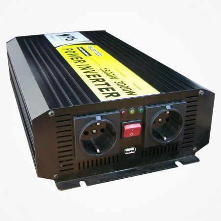 Inversor Onda Pura 24/220V. 1500/3000W USB