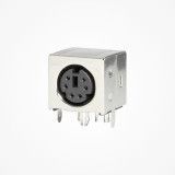 Conector Mini DIN hembra de chasis 6 pin