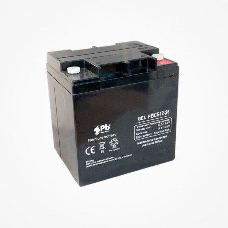 Batería Gel 12 Voltios 26 Amperios PBCG12-26