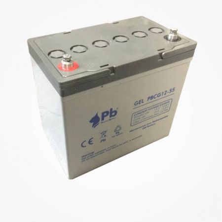 Batería Plomo VRLA/TRUE HYBRID GEL 12V.55A.