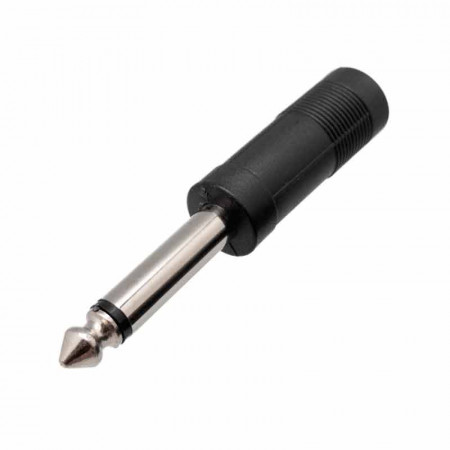 JACK Hembra 6,3mm. - JACK Macho 6,3mm.