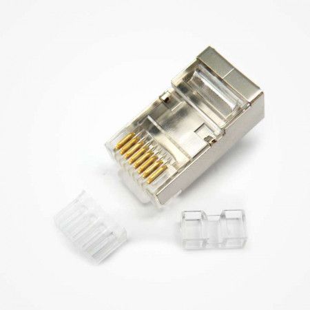 Conector RJ45 8P8C CAT7 con guía