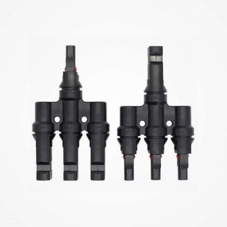 Conector placa solar triple MC4  PAR