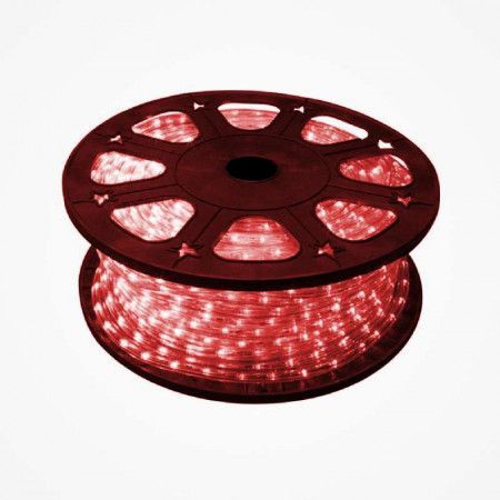 Manguera luminosa de LED roja 45 metros