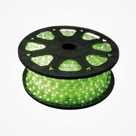 Manguera luminosa de LED verde 45 metros