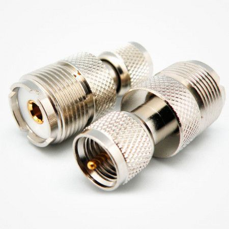 Adaptador Mini UHF macho a PL hembra