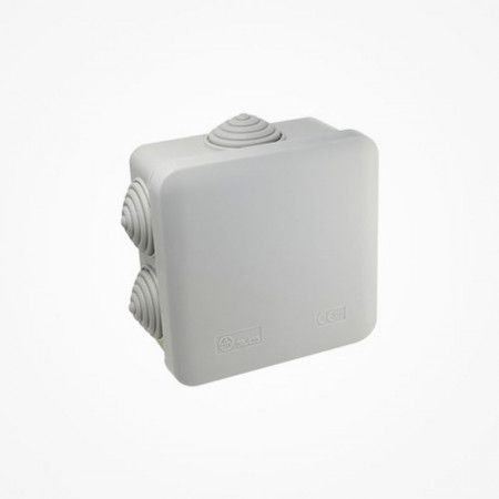 Caja Cuadrada estanca superficie 80 x 80 x 40 mm.