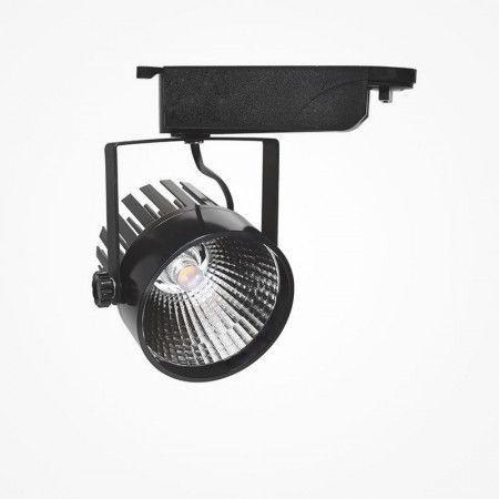 FOCO LED CARRIL 220V 12W BLANCO FRIO 6000K "NEGRO"