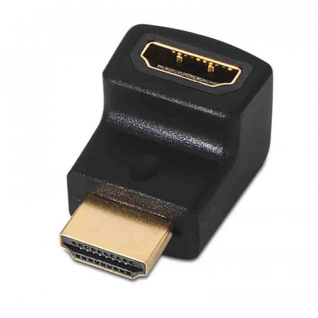 Adaptador HDMI Macho - HDMI Hembra  Acodado