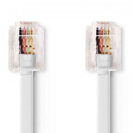 Cable RJ11 Mach a RJ11 Macho 10 metros