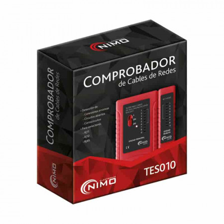 Comprobador de cable LAN NIMO TES010