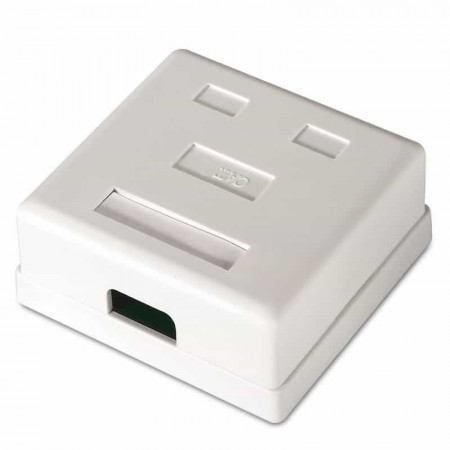 Toma UTP CAT6 RJ45 2 conectores