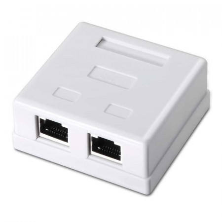Toma FTP CAT6 RJ45 2 conectores