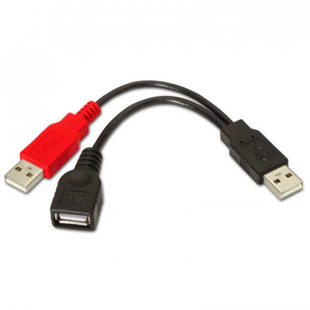 Cable USB A Macho Macho + USB Hembra