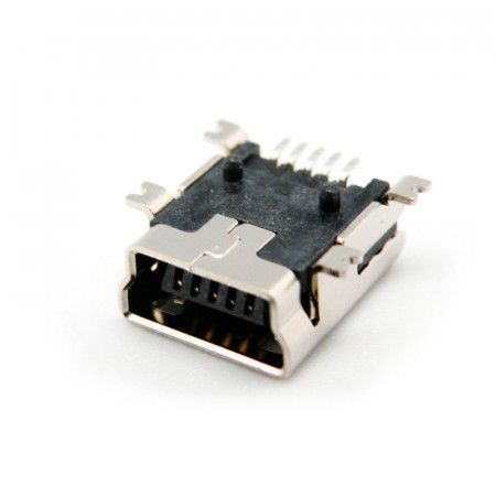 Conector Mini USB 5P hembra tipo B