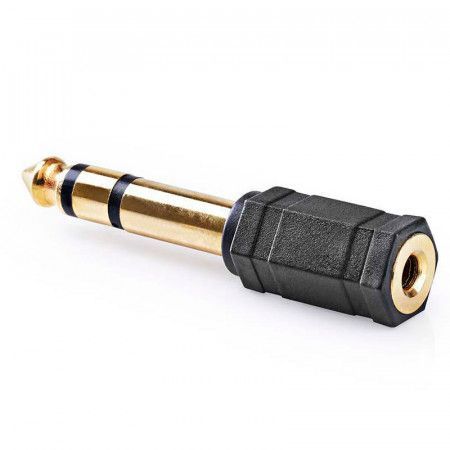Adaptador Jack hembra 3,5mm. a Jack macho 6,3mm.