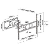 Soporte TV pared 37" a 70" AISENS WT70TSLE-023