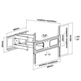 Soporte TV pared 37" a 70" AISENS WT70TSLE-027