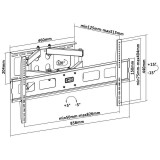Soporte TV pared 37" A 90" AISENS WT70TSLE-029